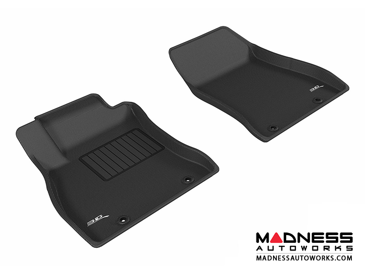 Nissan Sentra Floor Mats (Set of 2) - Front - Black by 3D MAXpider